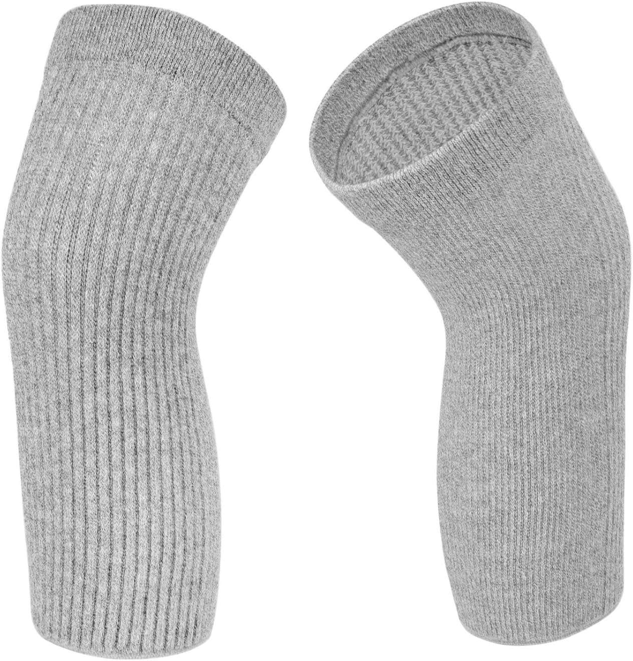Compression Knee Sleeves for Knee Support, Circulation Improvement & Pain Relief - Knitted Cotton Using Japan Binchotan Charcoal - 1 Pair - Made in Japan