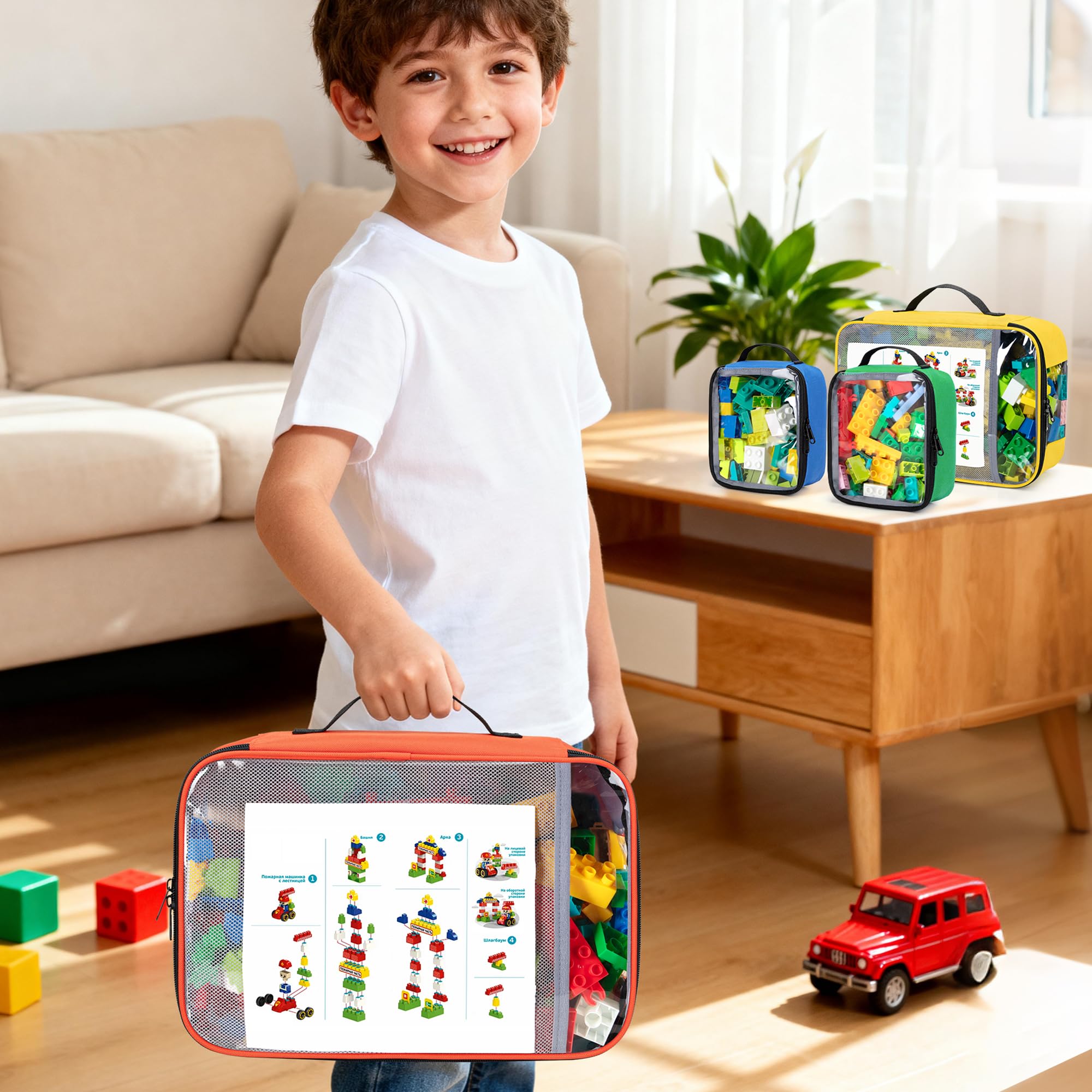 Grote Roze Opbergtas met IJsjes voor Kinderen | A Little Lovely Company