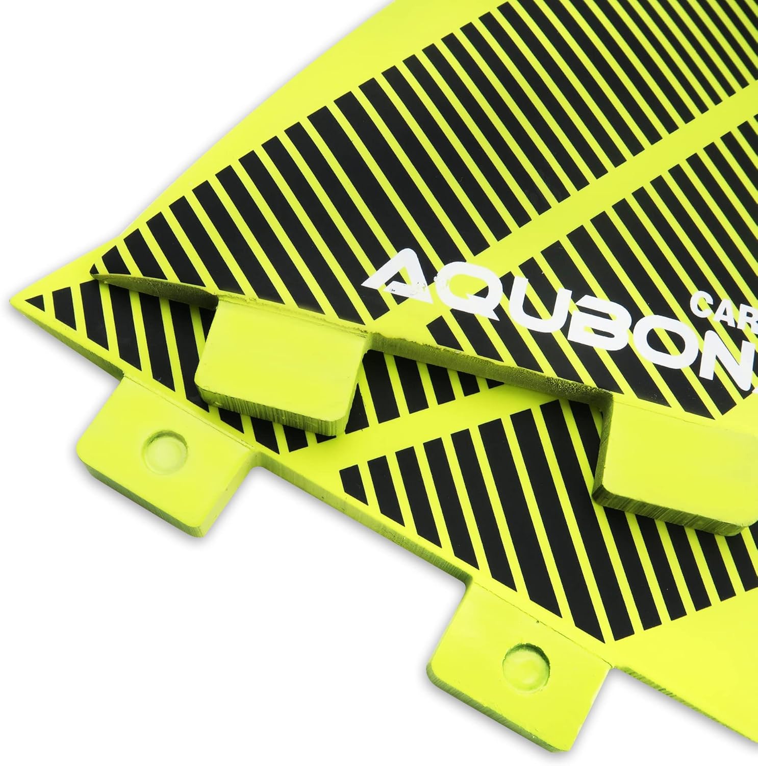 AQUBONA Dual Tab Fin Surfboard Fiberglass Fins for Surfing with Fin Bag Key