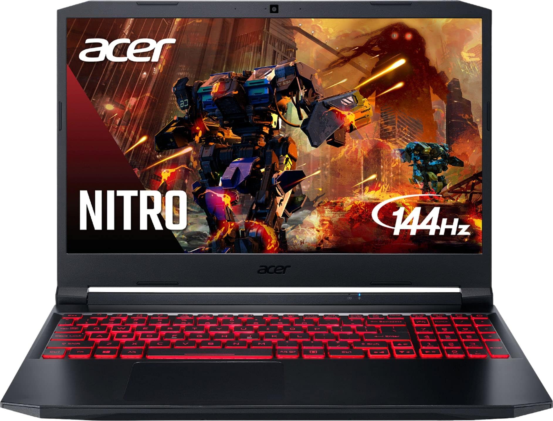 acer Nitro 5 AN515-55 Gaming Laptop Intel i5-10300H NVIDIA GeForce RTX 3050Ti 15.6in FHD 144Hz IPS 16GB 512GB SSD Wi-Fi 6 Win 11 (Renewed)