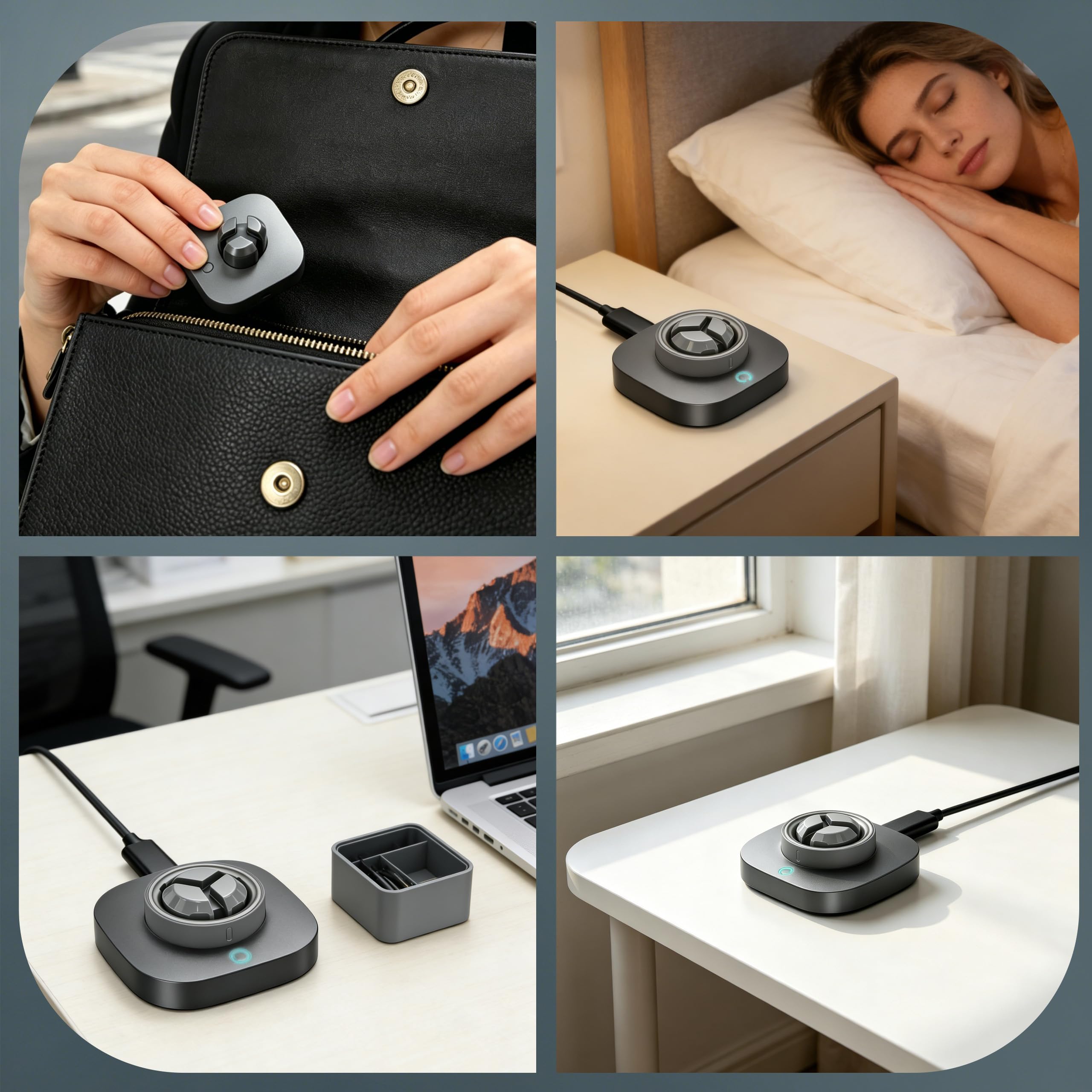 Caricabatterie compatibile con Ou-ra Ring Gen 4: dock di ricarica rapida per dimensioni 7/8/9/10/11/12/13 con cavo USB-C (non compatibile con Ring Gen 3)