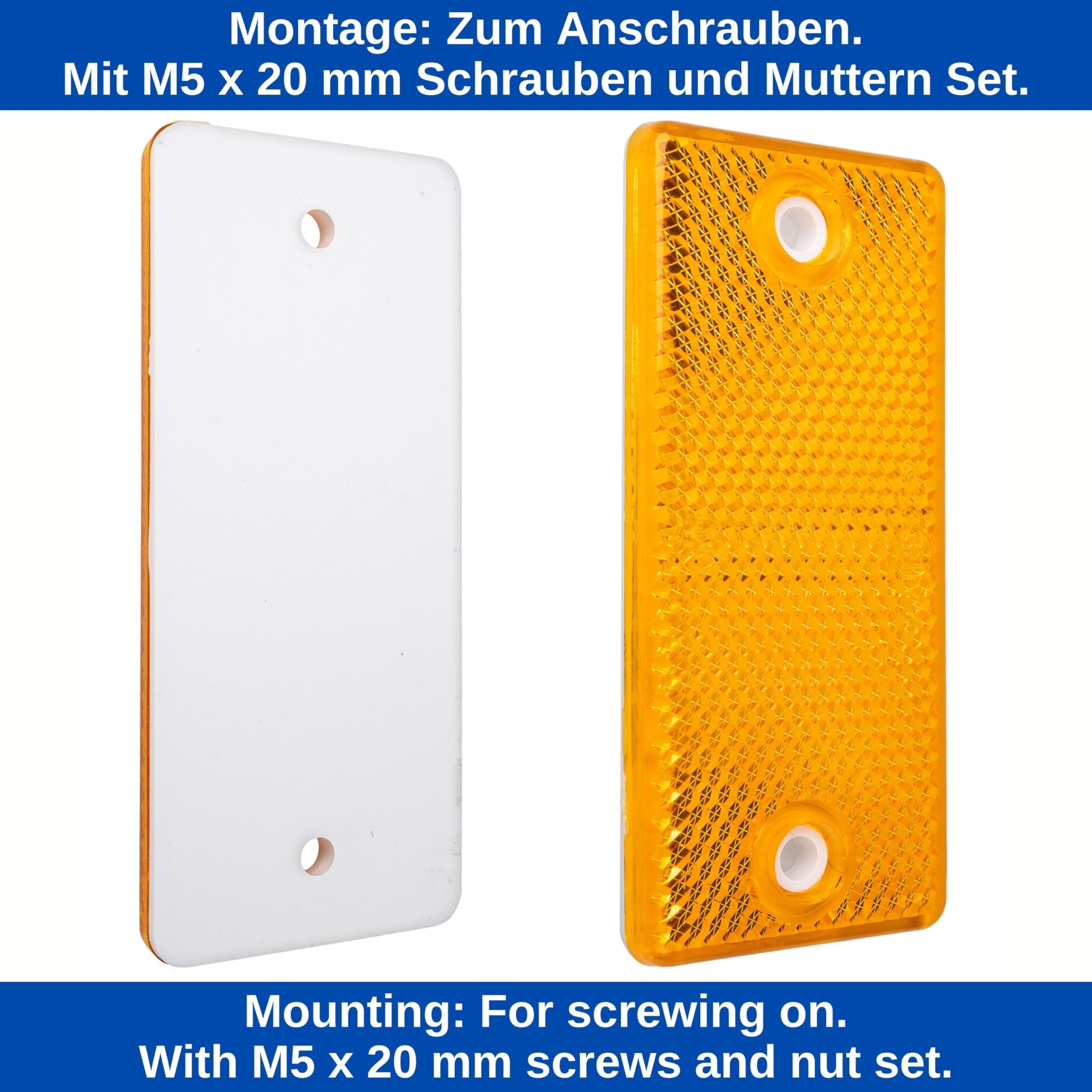 Jotekonoby Riflettore Rotondo Per Rimorchio, Certificato E9, Rosso - Foto 6