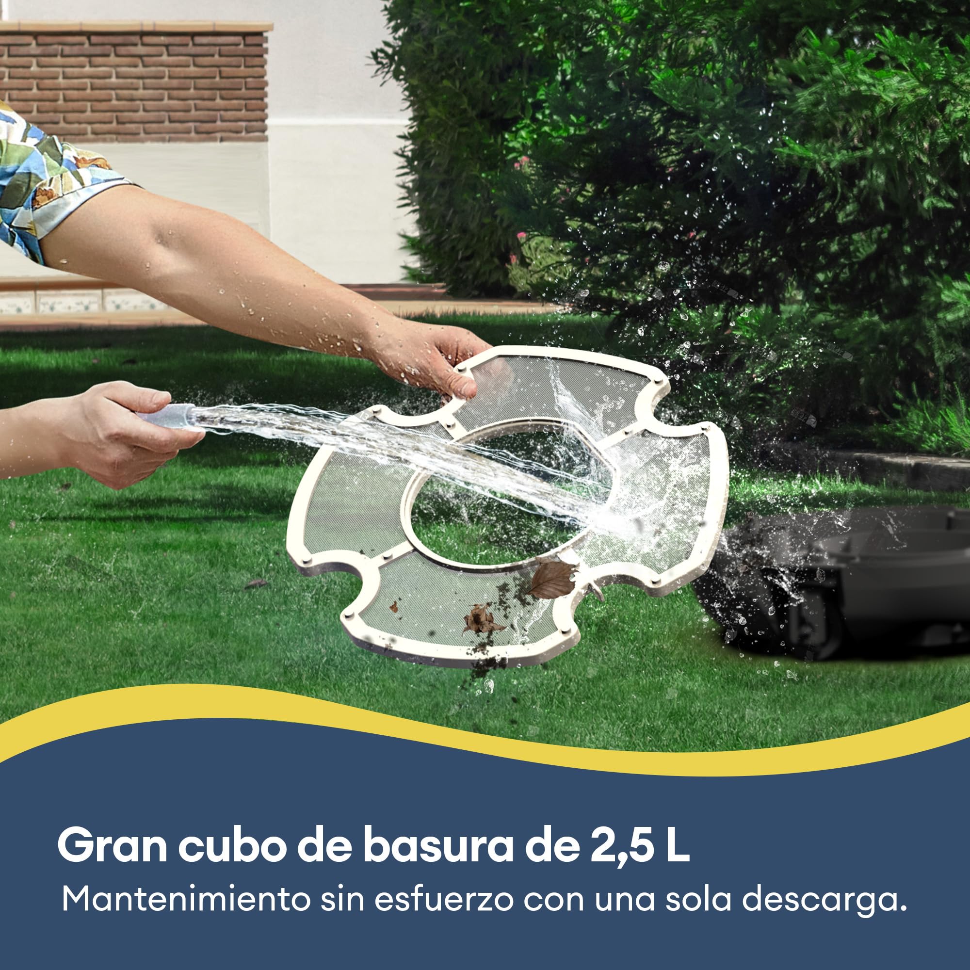 Ultenic Robot Aspirador Piscina con Control Remoto/App, 3 Motores, Recogida sin Gancho, Robot Limpiafondos sin Cable, Autoaparcamineto, Trabaja hasta 90Min, 80m²