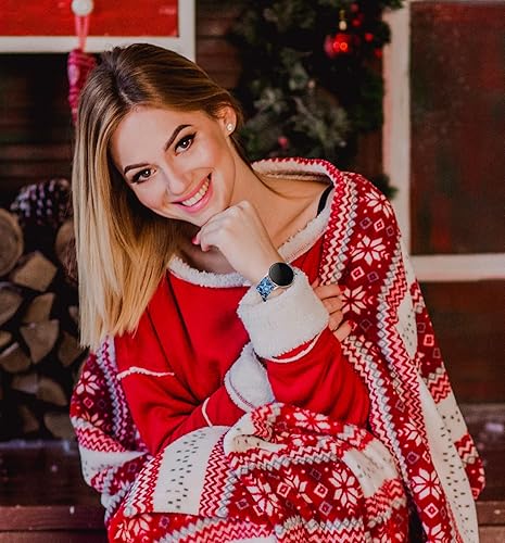 Vista 68 de Correas de reloj navideñas compatibles con Samsung Galaxy Watch de 1.575 pulgadas, 1.732 pulgadas, 0.787 pulgadas, correa de silicona de repuesto