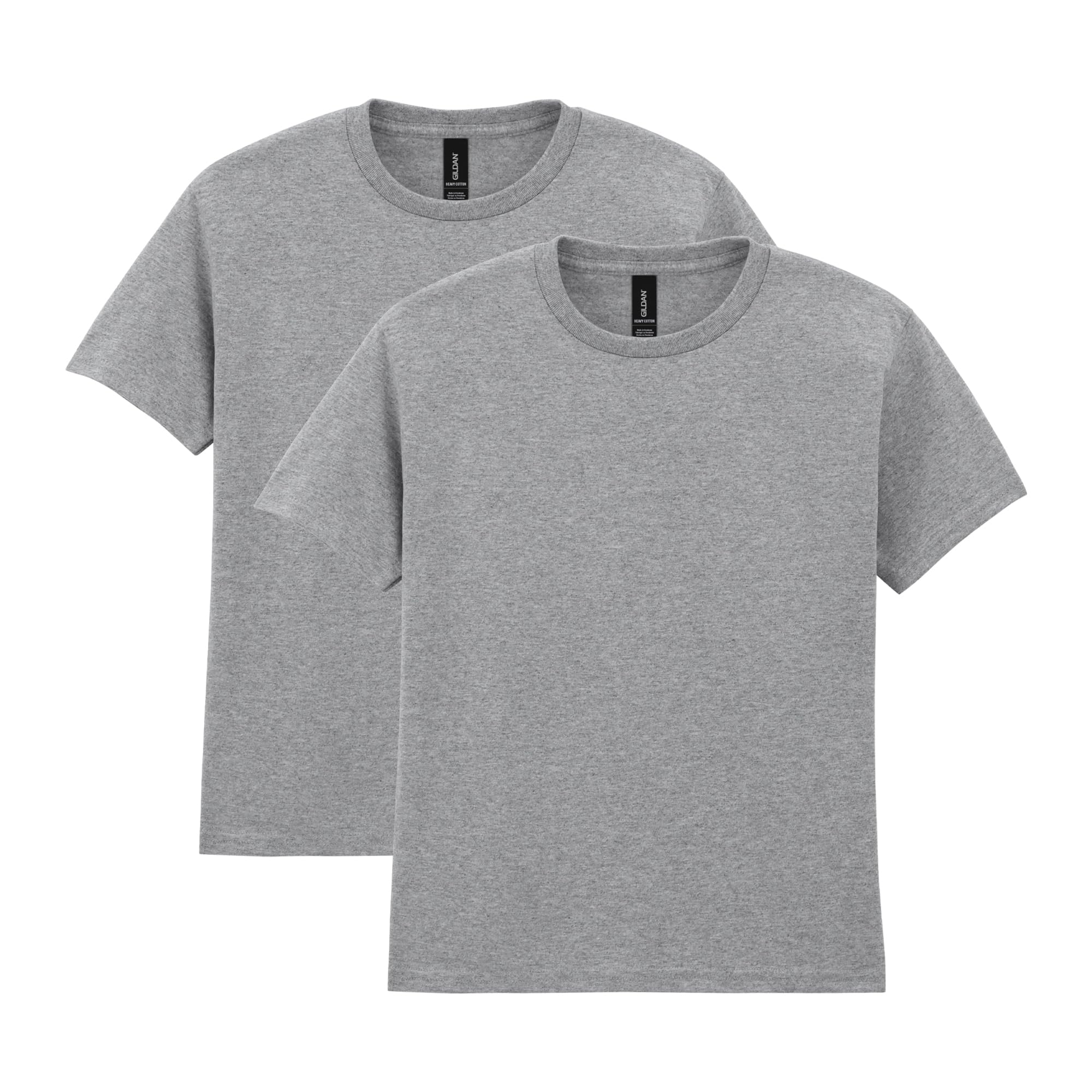 Gildan Youth Heavy Cotton T-Shirt, Style G5000B, 2-Pack