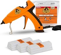 Gorilla Dual Temp Full Size Hot Glue Gun Kit with 45 Sticks - Precision Nozzle, Easy Squeeze Trigger for Crafts & DIY