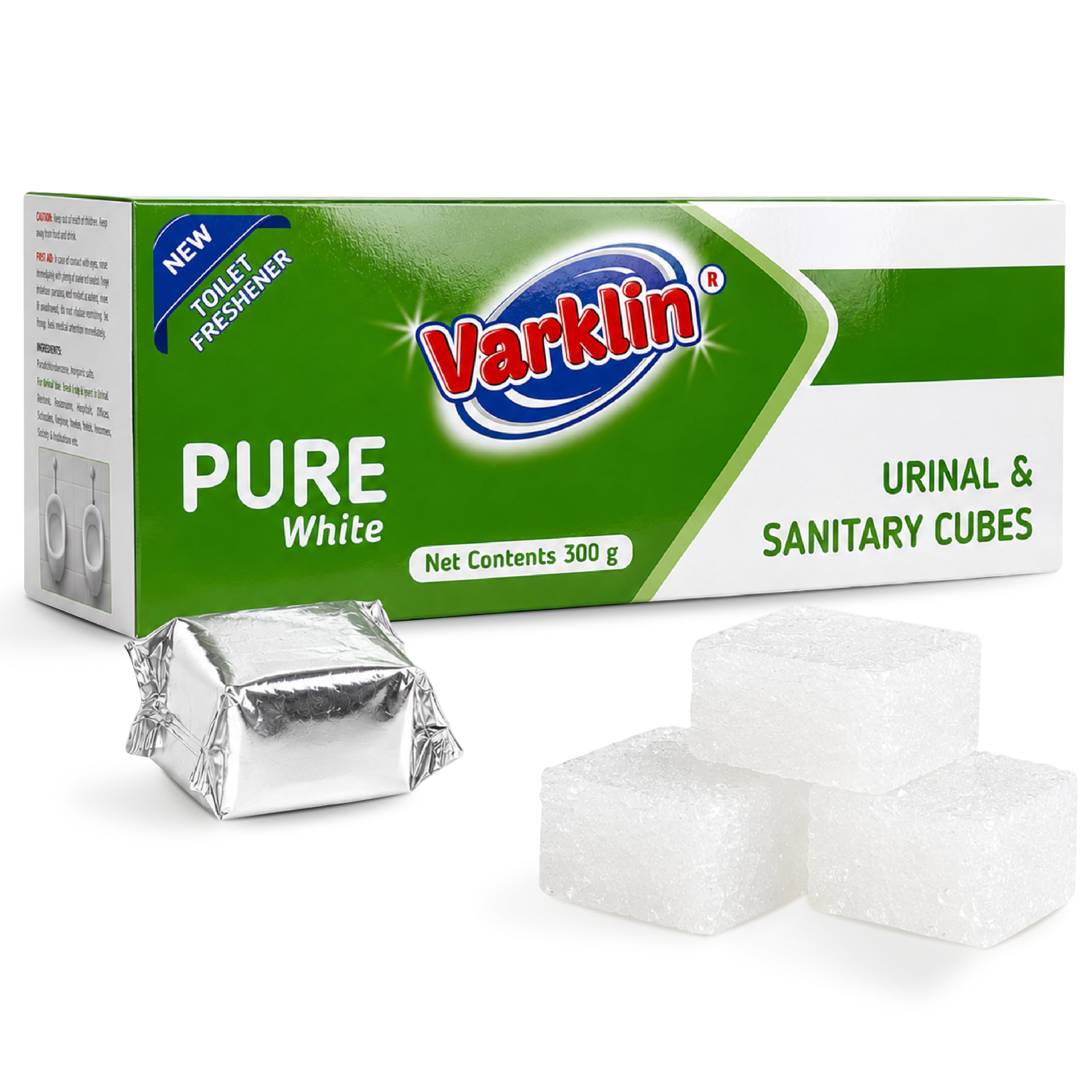 Pure White Urinal & Sanitary Cubes Pack of 12, Air Freshener Deodorizer for Toilets, Bathrooms & Washbasins - Long-Lasting Freshness for 30 Days, Eliminates Odours, Easy to Use, 300g-image-26