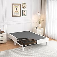 Vista 14 de ROIL Base de colchón King de 10 pulgadas, base de colchón de metal resistente con cubierta de tela, capacidad máxima de peso de 3500 libras, fácil