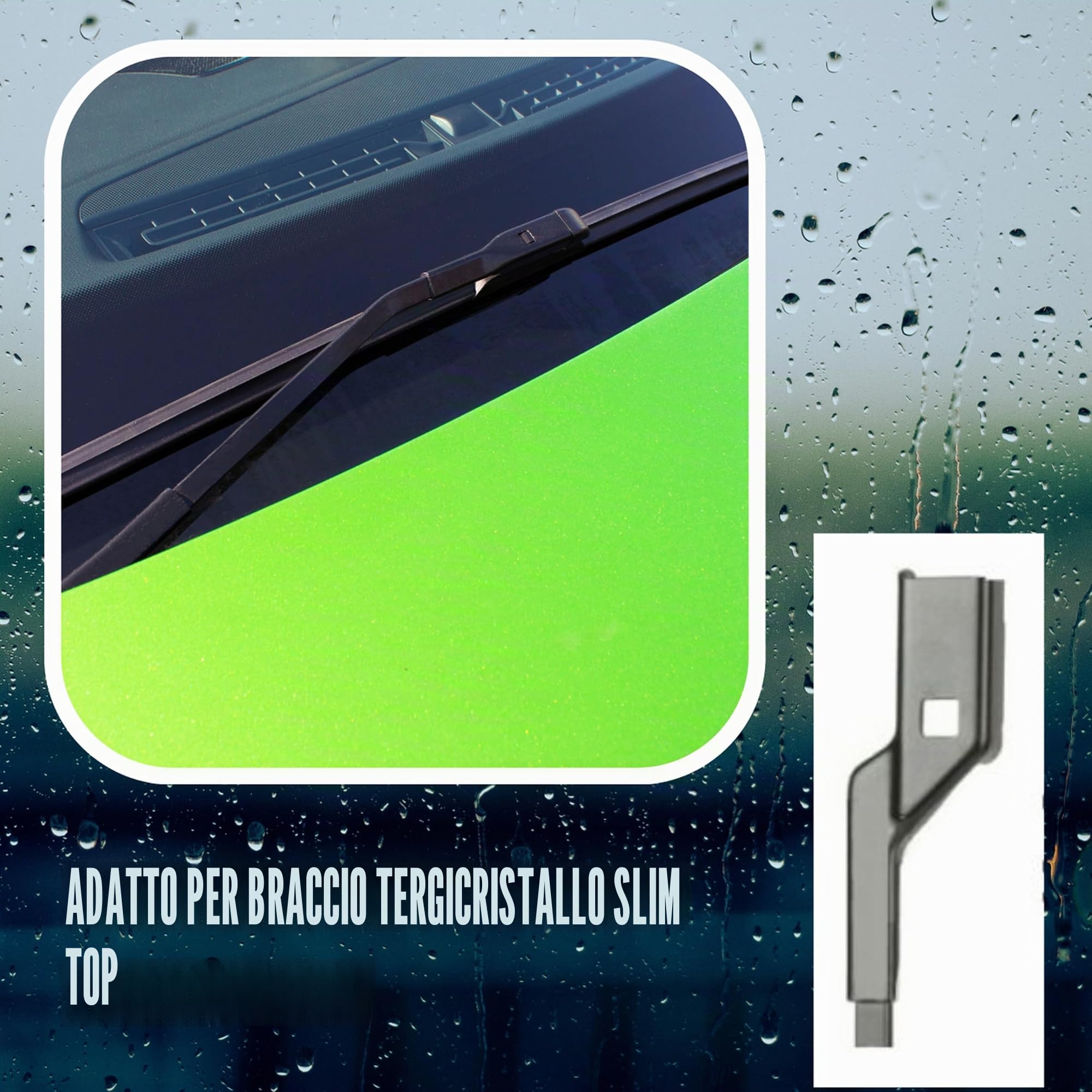 Heyner Set di spazzole tergicristallo anteriori e posteriori ibride per Hyundai Tucson 2021-2023 HH2616ST11O