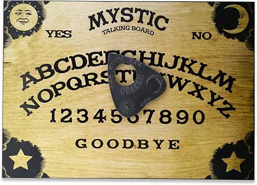 Hand Finished A4 Sized Wooden Mystic Oracle Talking Board Set