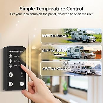 Amazon.com: 6 Gallon RV Tank Water Heater, KINGRVER