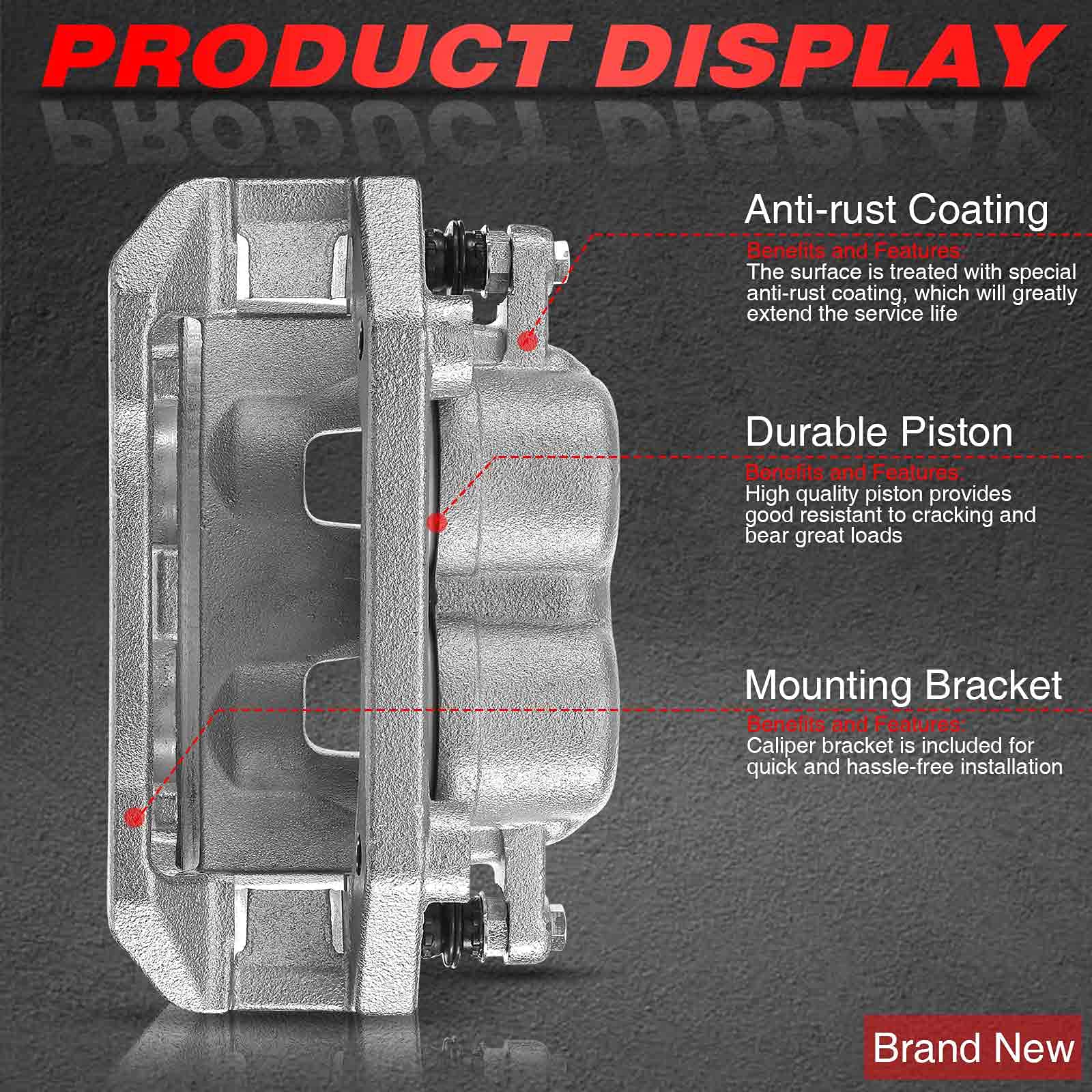 LUXS Yahoo!店DRIVESTAR 18B5055 Left Front Brake Caliper For Chrysler