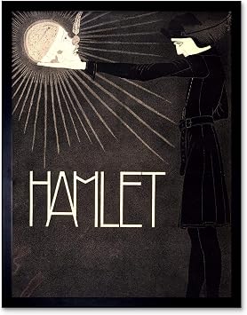 Wee Blue Coo Theatre Stage Play Hamlet Shakespeare Netherlands Art Print Framed Poster Wall Decor 12x16 inch