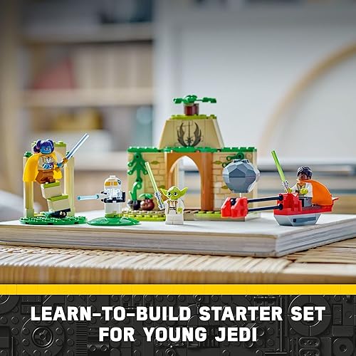 Miniatura 2 de LEGO Star Wars Aventuras del joven Jedi, templo Tenoo Jedi 75358 Juguete de construcción con figuras de Kai Brightstar y Yoda, juego de iniciación