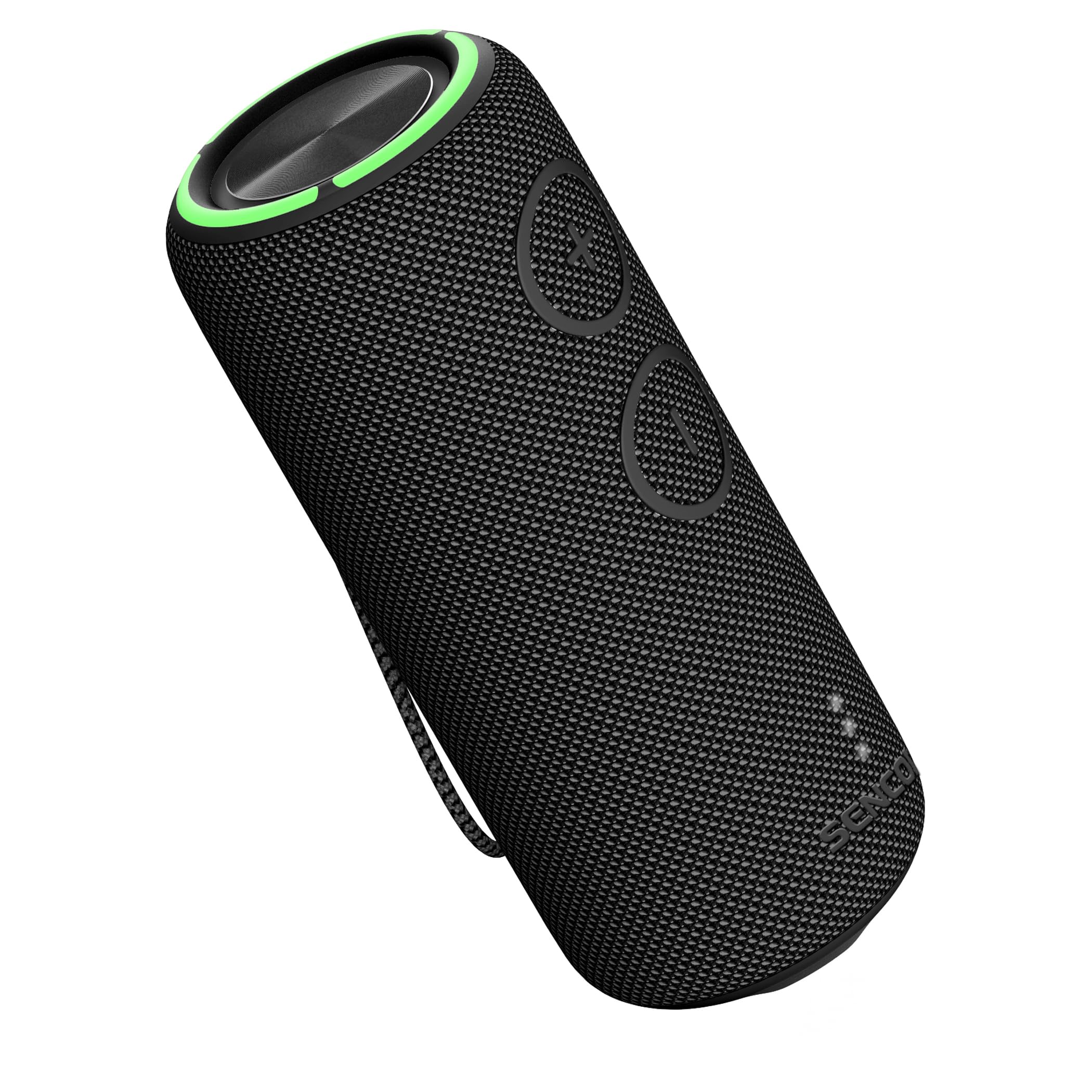 SIRIUS 2 NERO Altoparlante Bluetooth, IPX7 Impermeabile, 20W, LED, Batteria 3600mAh, Nero