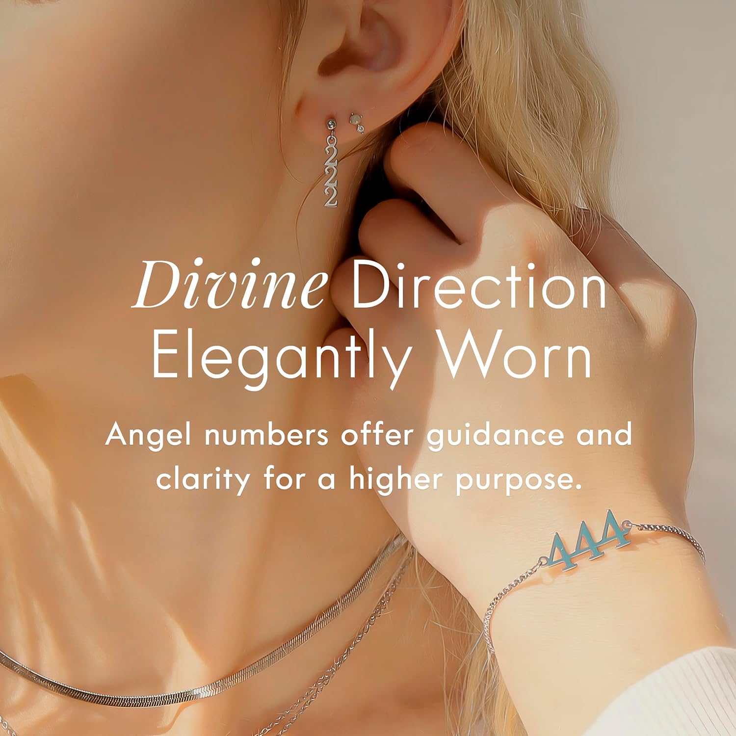Angel Number Bracelet, Adjustable 18K Gold Plated Stainless Steel Bolo Jewelry, Waterproof, Tarnish-Resistant Spiritual Numerology Bracelet, From 111-999, Unisex, Hypoallergenic