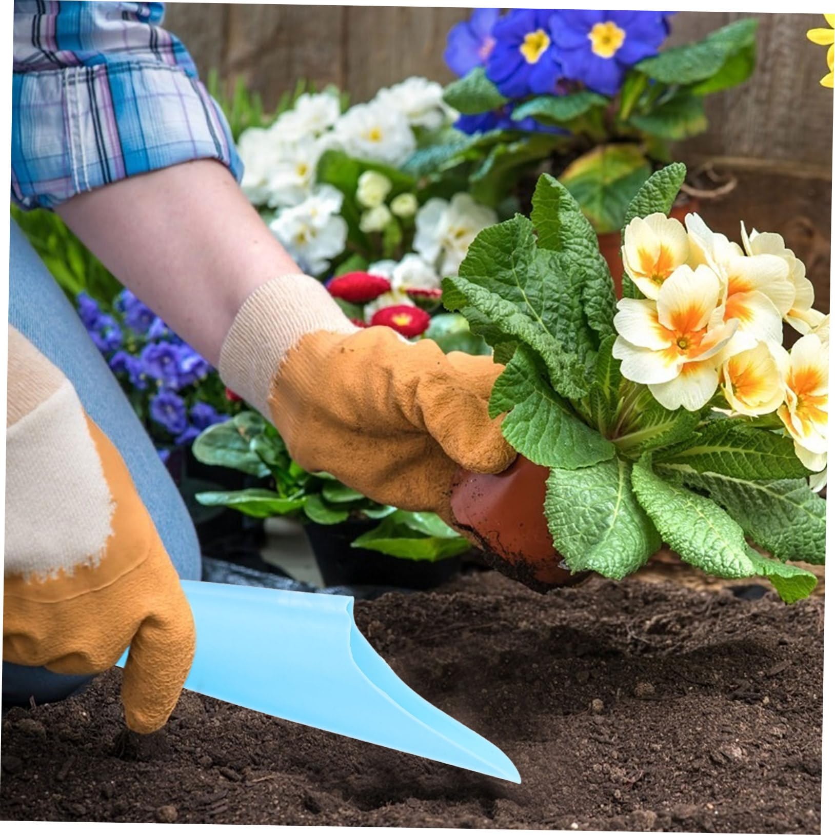 Mipcase 3sets Giardinaggio Multi-funzionali Per Kit Per Trapianto e Coltivazione Piccole e Resistente