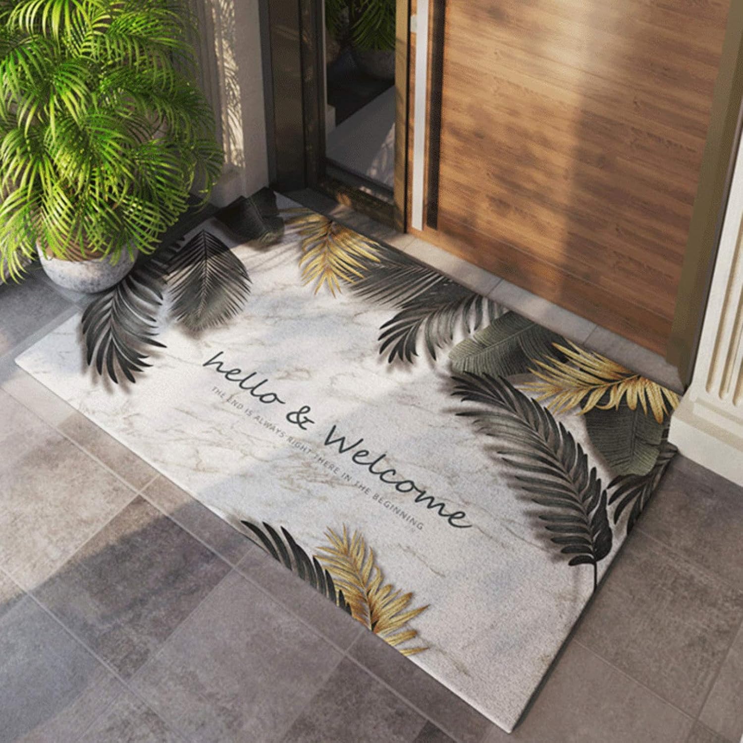 玄関マット 室内 オシャレ 北欧 ドアマット 屋外 泥落としマット 洗える エントランスマット 耐磨耗性 防臭 ラグマット 50*1