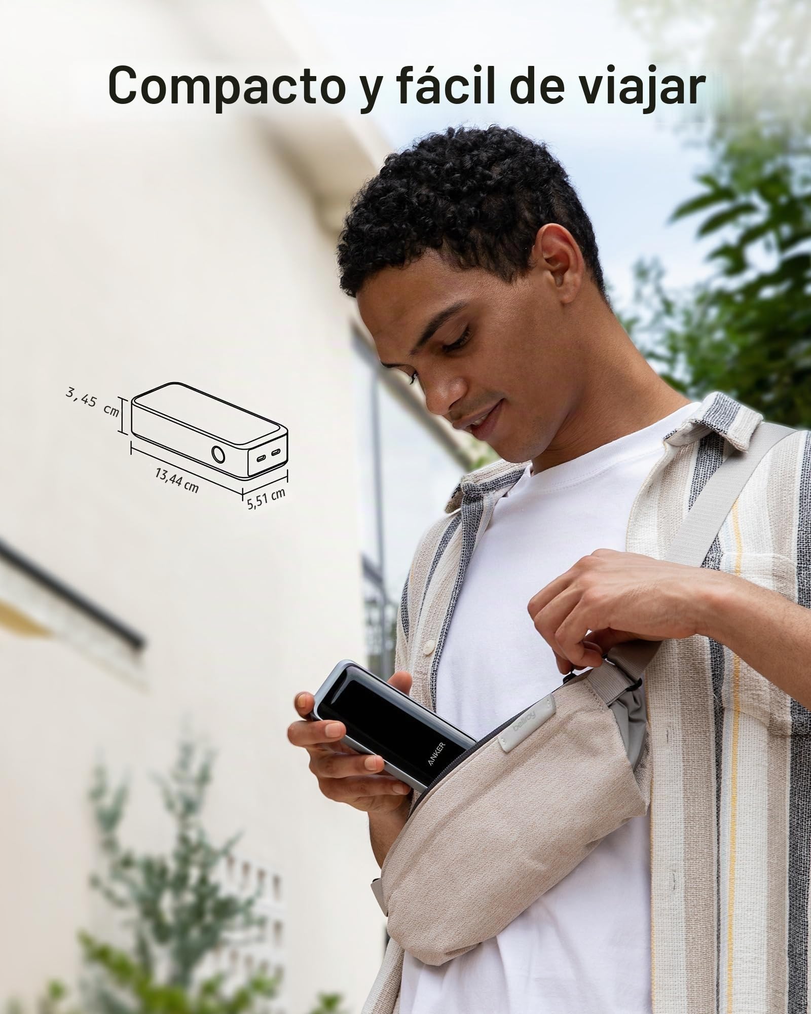 Anker Prime Power Bank, cargador portátil de 2 puertos de 12.000