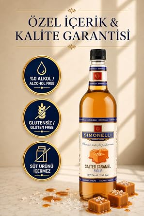 Coffee And Cocktail Syrup Salted Caramel Flavored 700ml Pump