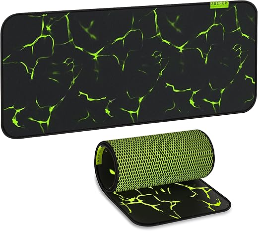 Archer Tech Lab, Quiver 100 Gaming XL Mouse Pad, High Speed+Low Friction Jacquard Cloth Surface, Natural Rubber Base for Ultimate Grip,…
