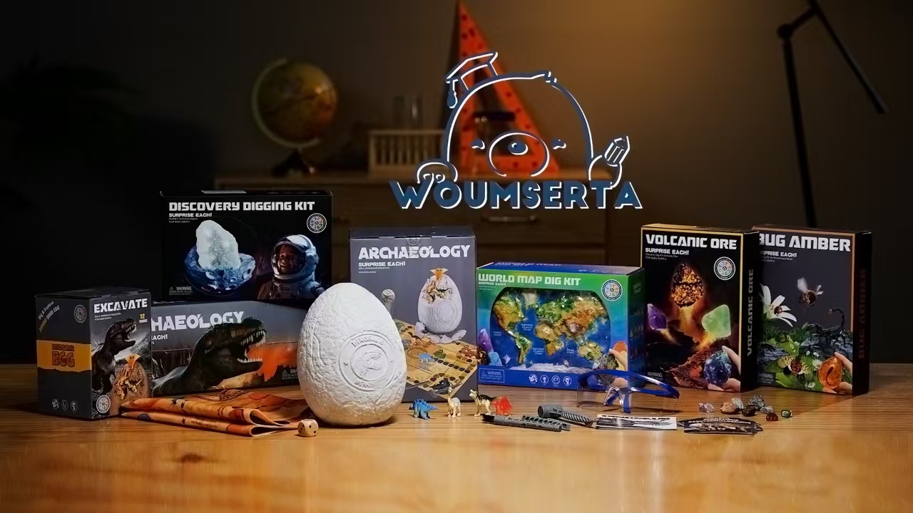 Amazon.com: Woumserta World Map Dig Kit - Gem Rocks Excavation Kit