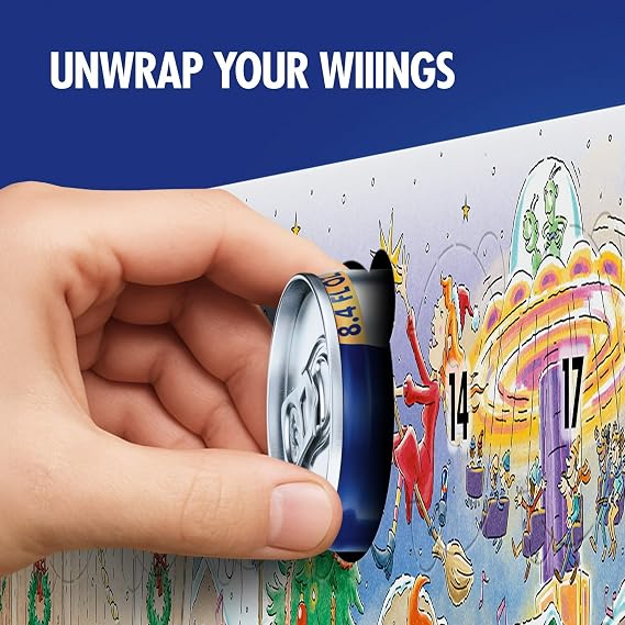 Red Bull Energy Drink Variety 2025 Advent Calendar Pack, with 80mg Caffeine, Taurine & B Vitamins, 8.4 fl. oz. - 24 Cans