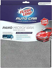 Flash Limp Pano Microfibra Automotivo Para Secagem Azul Petróleo Aut9447
