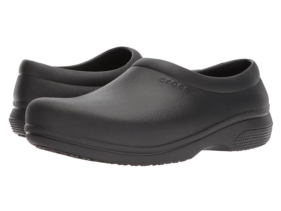 Crocs Work On The Clock Work Slip-On Slip on Shoes Black : Men's 8 - Women's 10 Medium, EVA