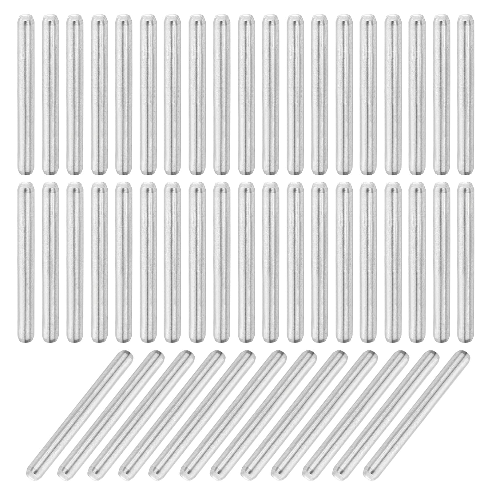 MECCANIXITY 14Pcs Dowel Pin 6mm x 70mm Shelf Support Pin 304 Stainless Steel Shelf Pegs for Shelves Cabinets Furniture Nickel Plated, Silver Tone — Amazon image 9