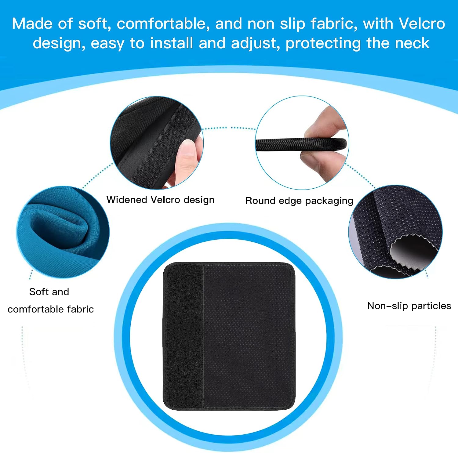 Car Seat Belt Pad Cover, 4-Pack Soft Car Safety Seat Belt Strap Shoulder Pad for Adults and Children, Suitable for Car Seat Belt, Backpack, Shoulder Bag (Cow Pattern)