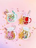 Vista 6 de Buttons Galore Sprinkletz - Piezas de arcilla polimérica para bricolaje Slime Adornos, 1.500 onzas, 1500 piezas, Navidad (Merry & Bright)