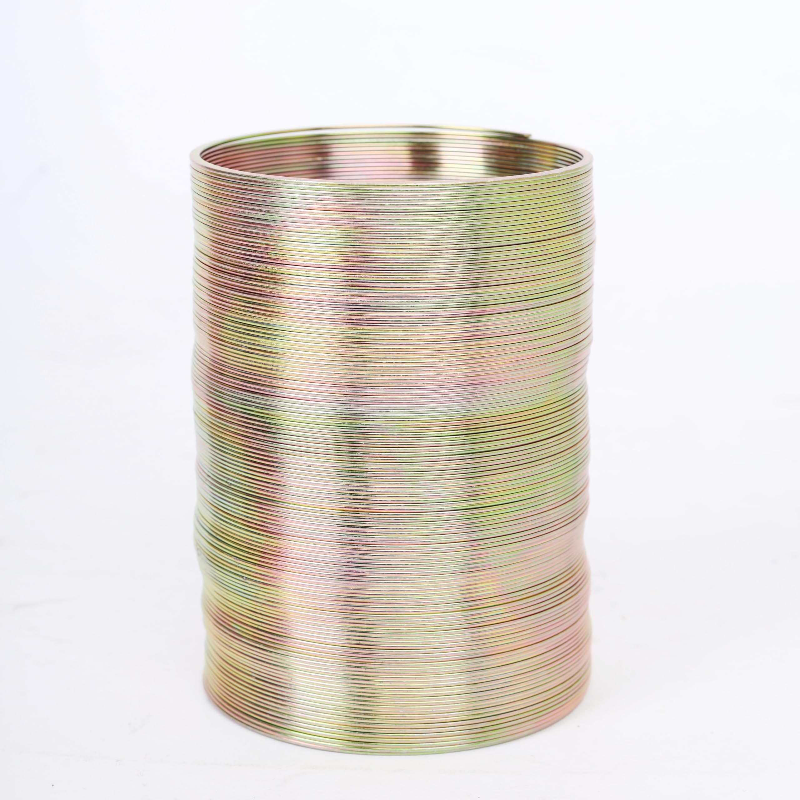 Wave Form Helix – Scientific Slinky Spring, Tempered Steel, 7.5cm Coil, 3M Length, Physics Experiment Kit, STEM Learning, Sound & Motion Wave Demonstration, Classroom Education & Science Fair Projects