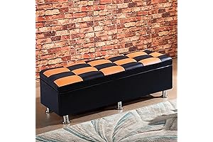 Modern Faux Leather Rattan Pouf: Comfort and Style for Your Home