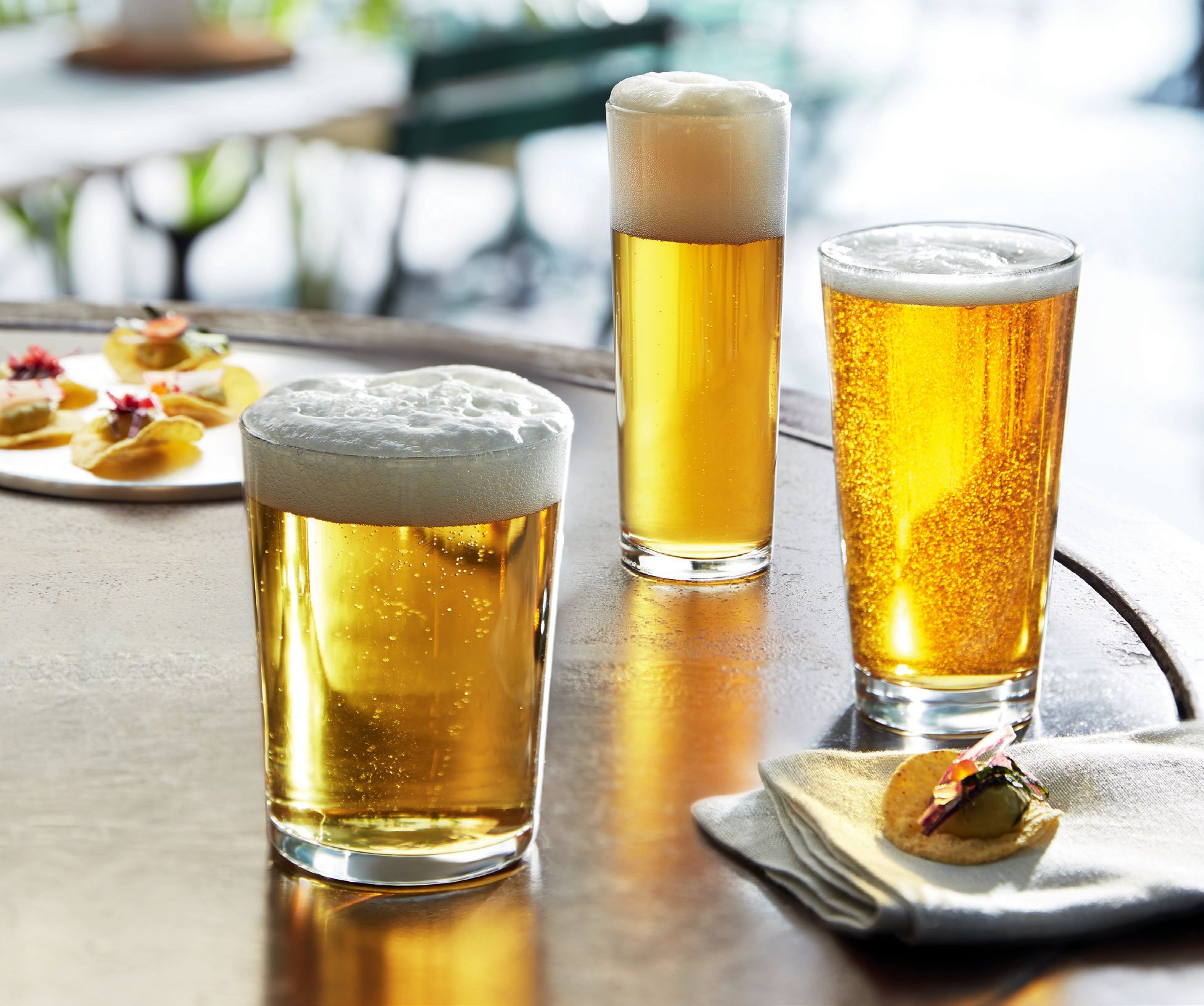 Bormioli Rocco Sestriere Pint Glasses (Set of 6), 19.5 oz, Clear