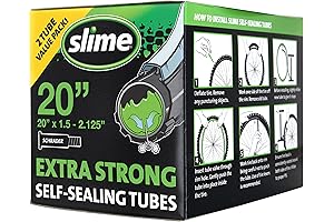 Slime 20x2.0 Bike Tube with Slime Puncture Sealant
