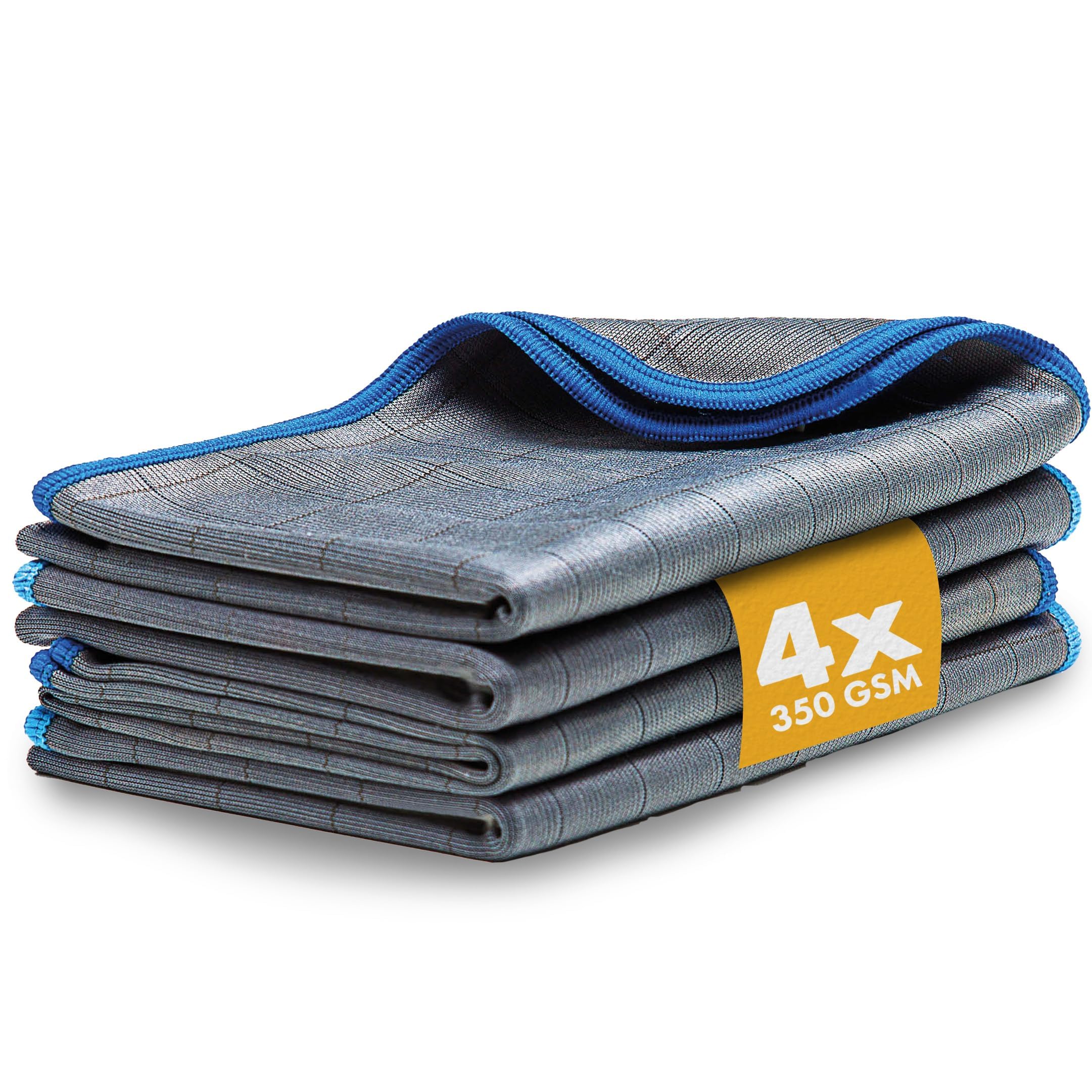 Carbigo® 2X Professionele Microvezeldoeken Glas 400 GSM - Perfect voor streeploos reinigen van ruiten, glazen - Extreem absorberend dankzij zachte microvezel - Pluisvrije poetsdoeken 50x40cm Carbigo® 2X Professionele Microvezeldoeken Glas 400 GSM - Perfect voor streeploos reinigen van ruiten, glazen - Extreem absorberend dankzij zachte microvezel - Pluisvrije poetsdoeken 50x40cm