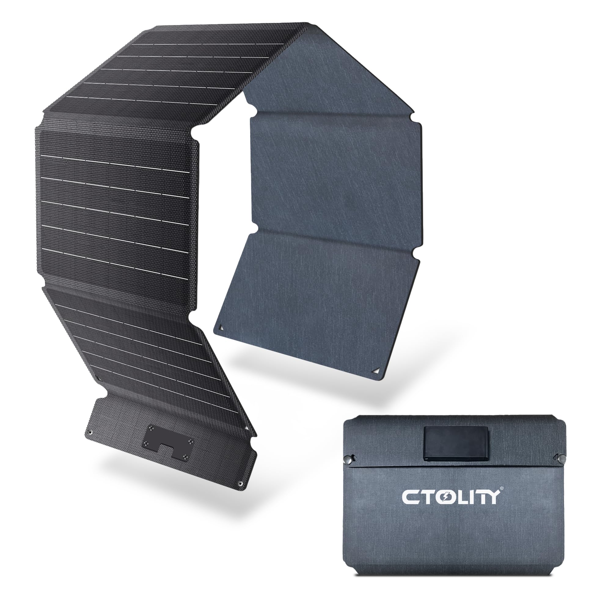 36W Placa Solar Portátil Plegable, Panel Solar Monocristalino Alta Eficiencia 23%, IP67 Impermeable Panel Solar Portátil con 2 puertos USB-C y USB-A para teléfonos Baterías Tabletas camping
