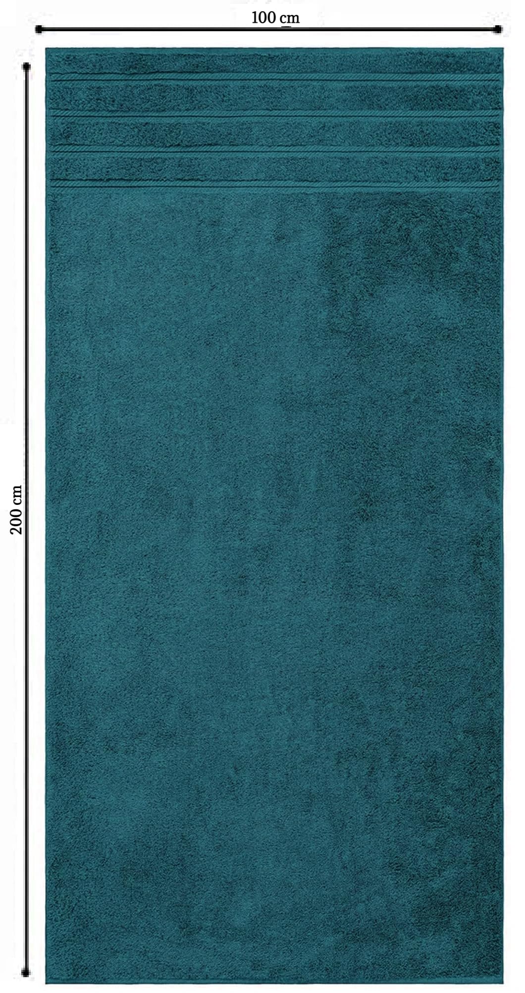 Set van 2 extra grote badlakens (100 x 200 cm-600 GSM) puur Egyptisch katoen grote body wrap badlakens voor badkamer, strand, zwembad (warm roze, katoen