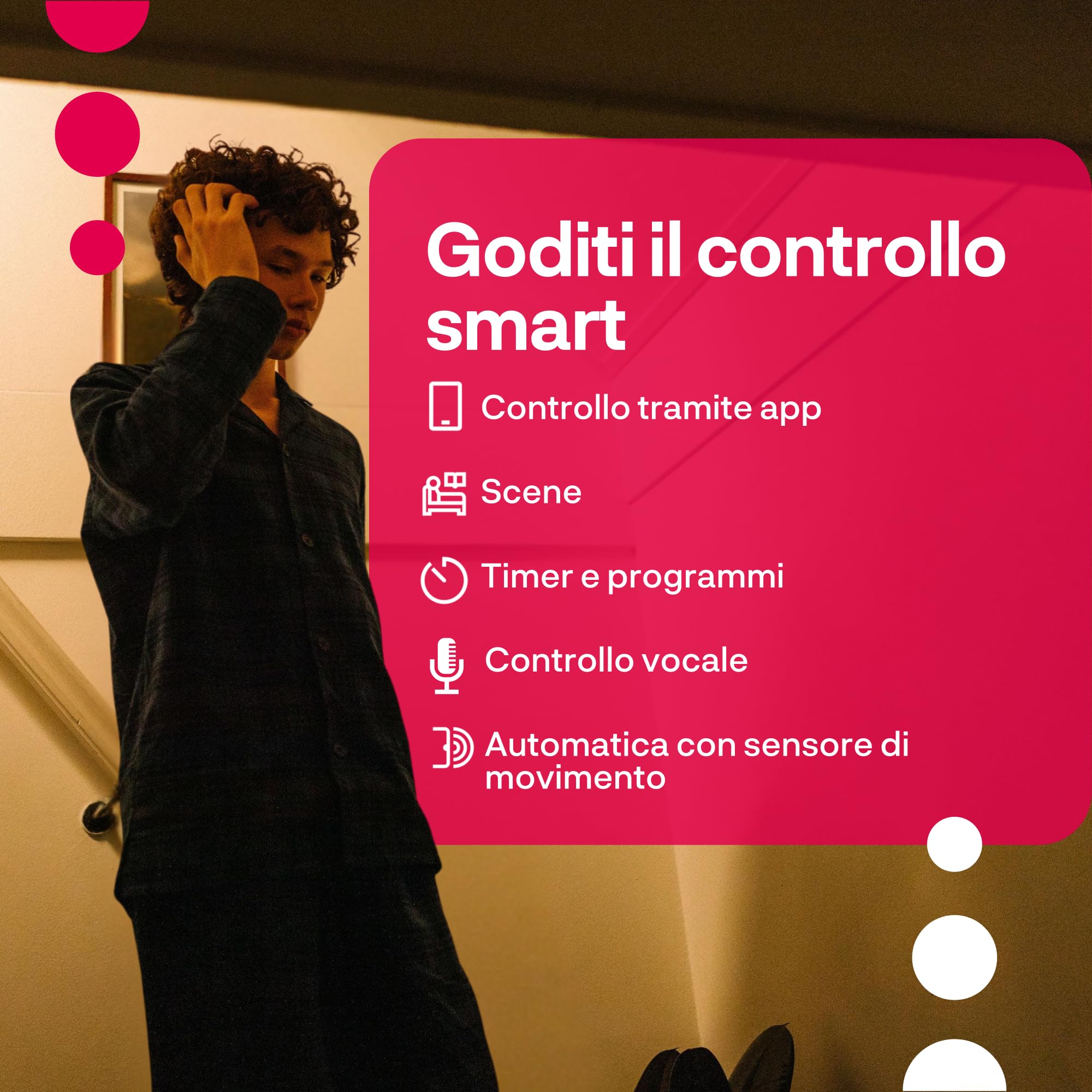 innr Smart Plafoniera LED Soffitto 30cm, Zigbee, Funziona con Hue* e Alexa (Bridge Richiesto), Lampadario Luce Bianca e Colorata, Lampada Camerratta RGB, Dimmerabile, 2250 lumen