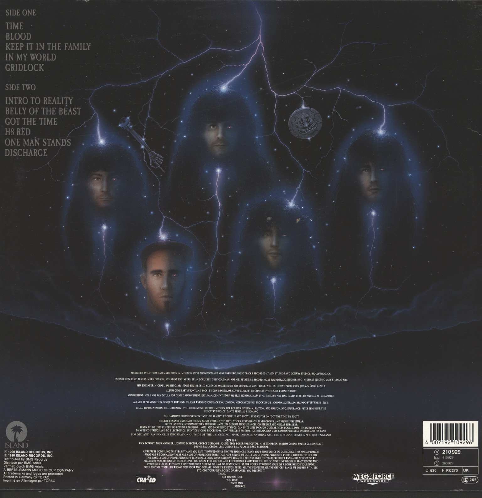 Persistence of time (1990) [Vinyl LP]