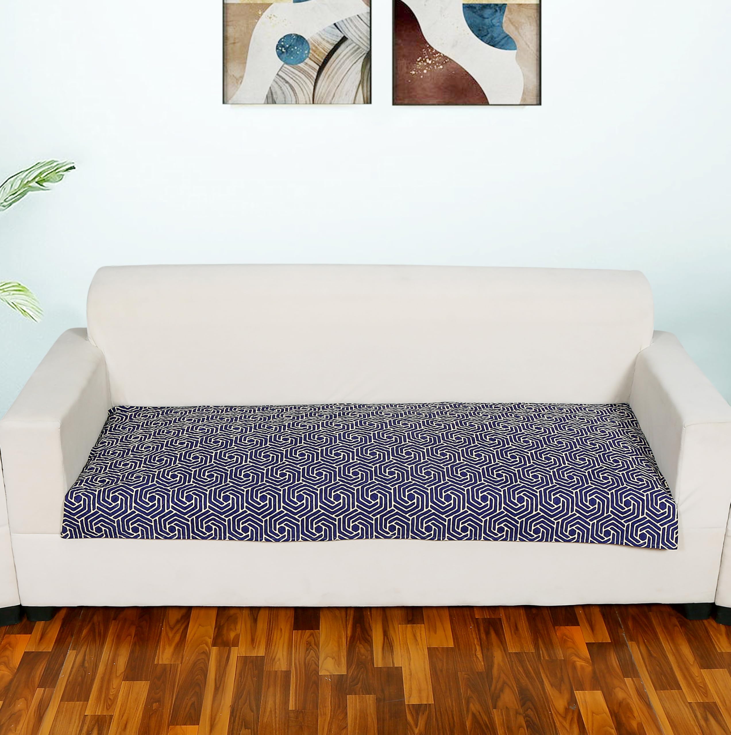 FABRIGAANZA Printed Sofa seat Cover for 3 Seater with Heavy Antiskid Backing & Easily Machine Washable Sofa seat Runner for Couch or Home Living Area (22 X 68 Inches) D1 (B0D82CC8CB) Amazon Price History, Amazon Price Tracker