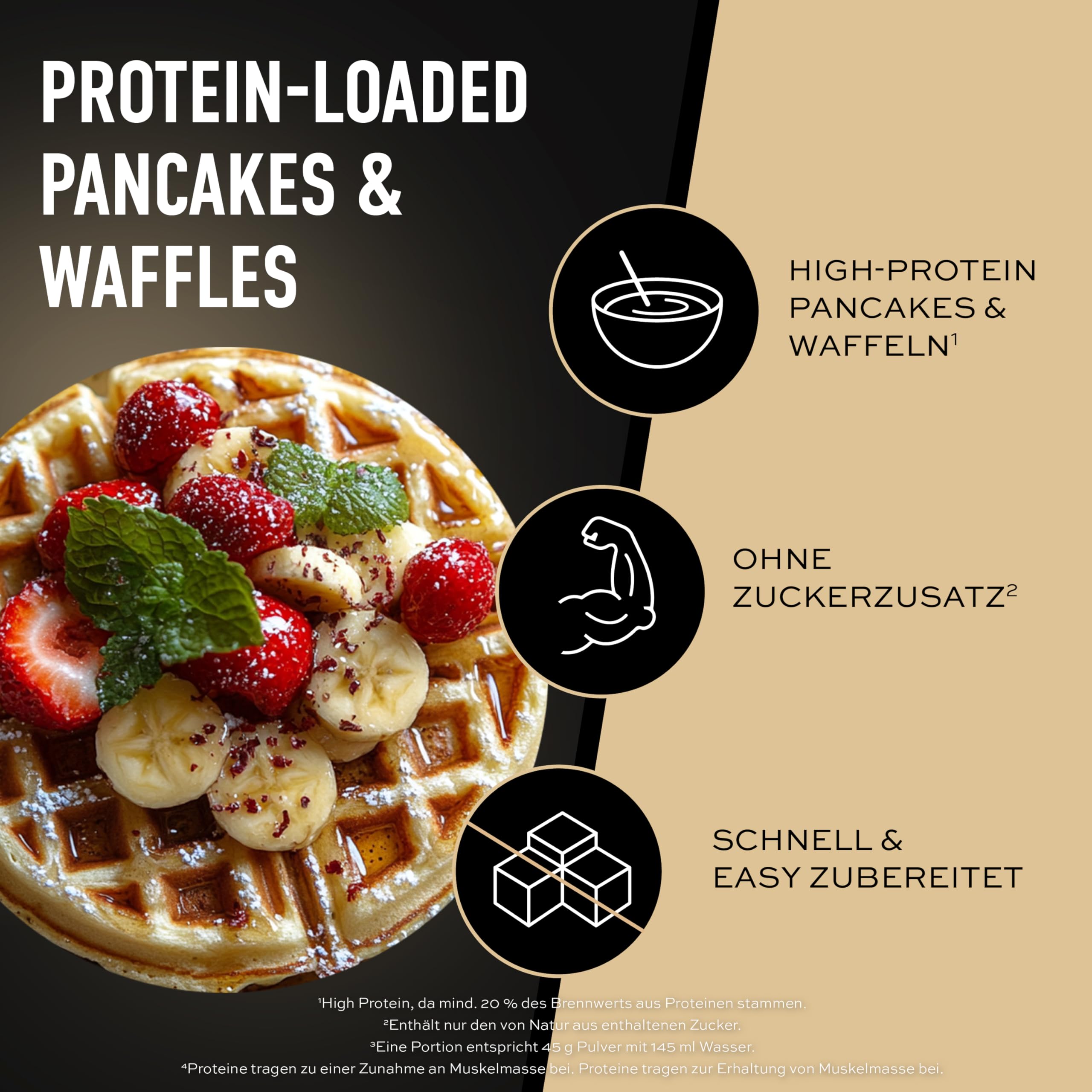 ESN Protein Pancakes and Waffles, Chocolate Chip, 908 g, Ideal für Muskelaufbau und Diät, bis zu 30 g Protein pro Portion - made in Germany