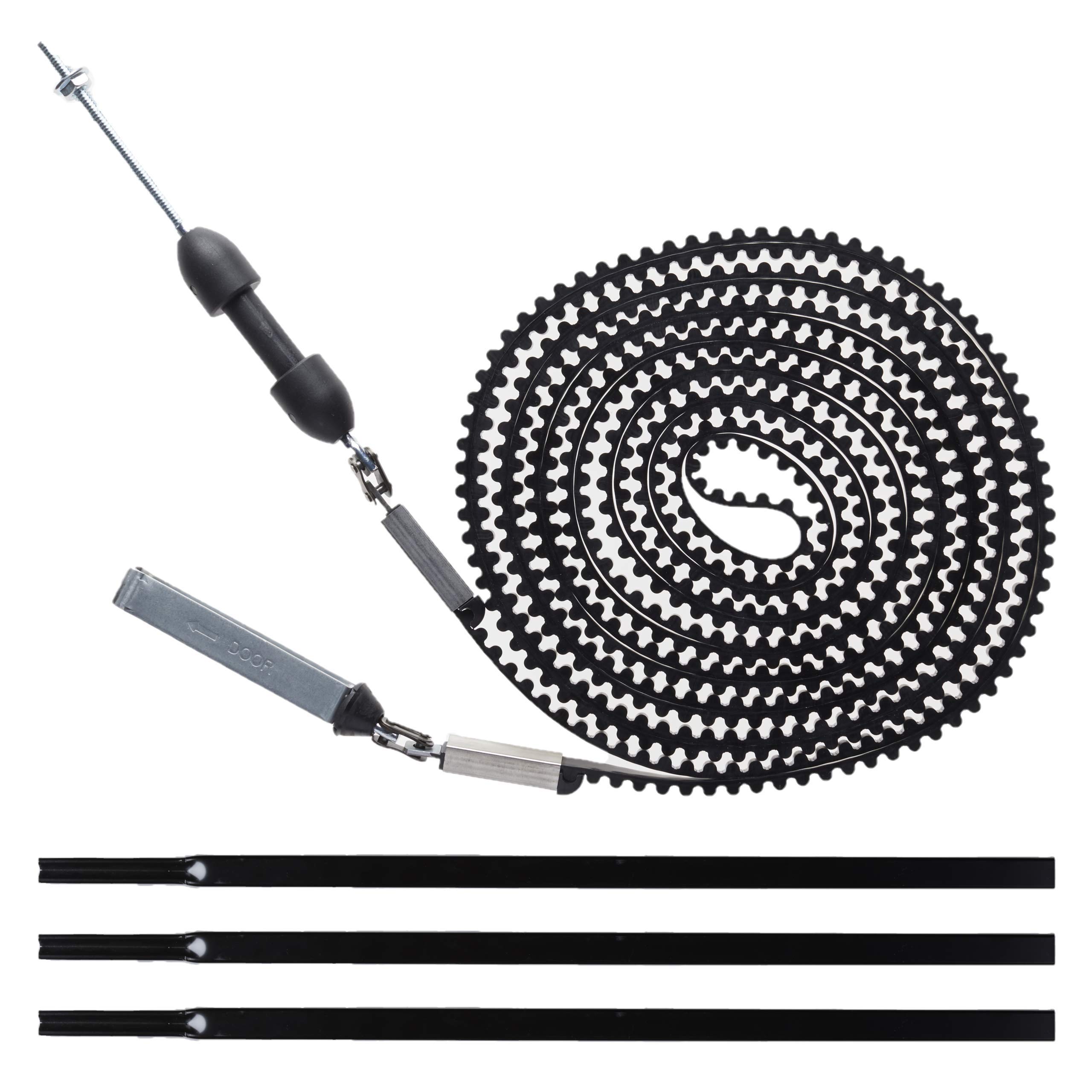 beamUP10BX Garage Door Extension Kit, Black, 10'