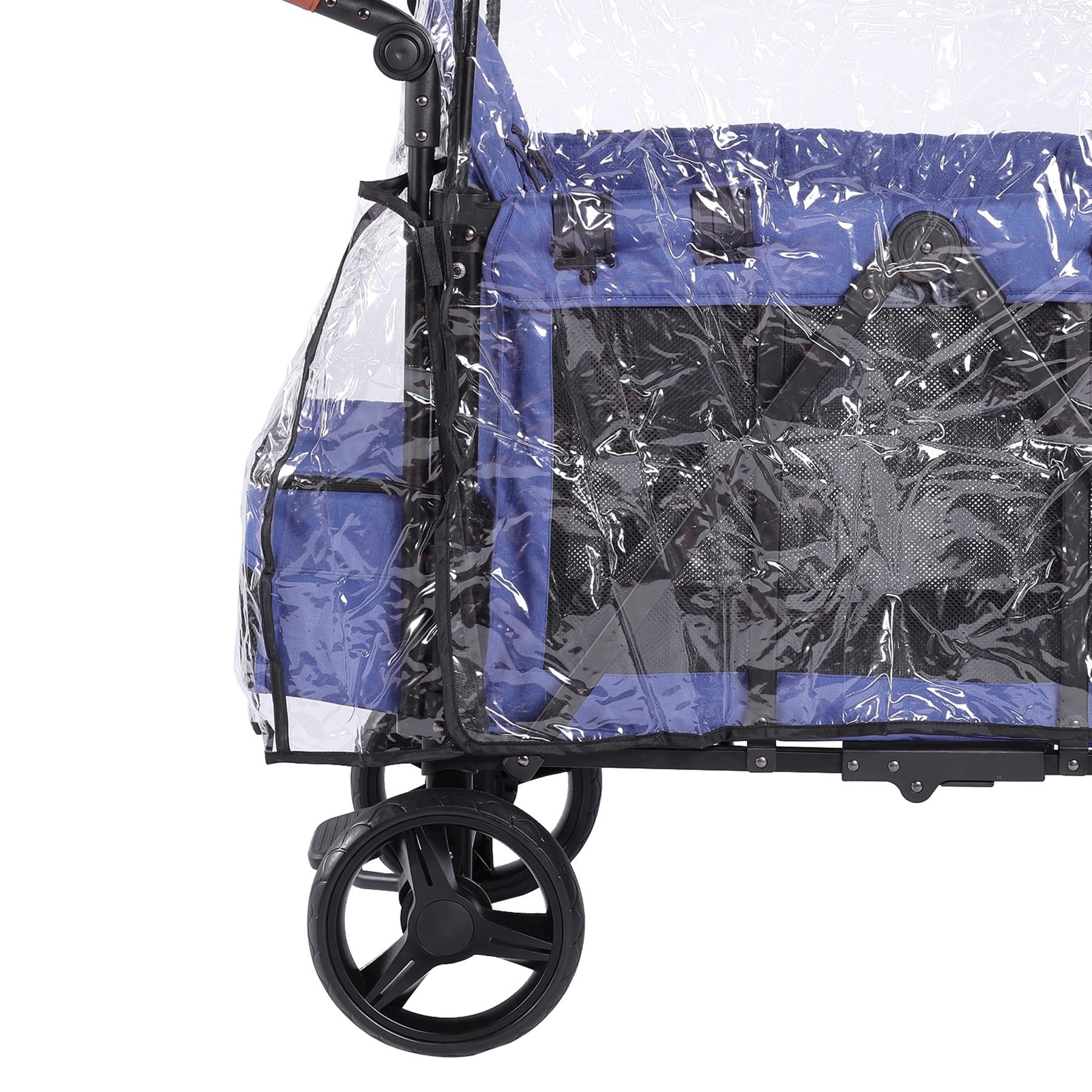 SeedFuture Housse de pluie pour poussette W2 Wagon, housse de pluie compatible avec WONDERFOLD W2, imperméable, coupe-vent, protège de la poussière et de la neige