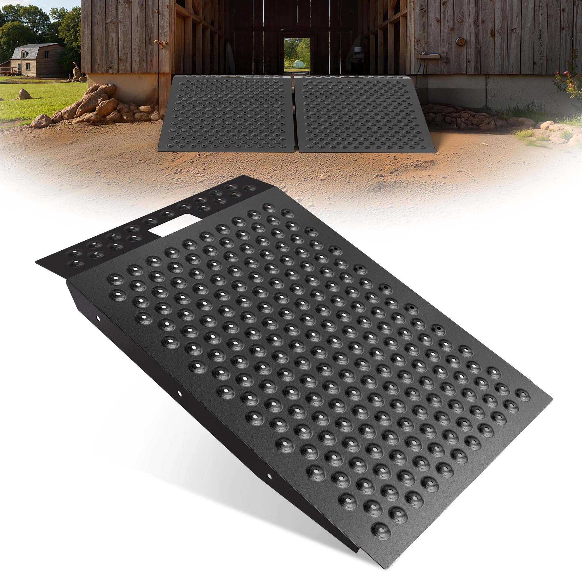 VNN Shed Ramp - Load Mowers & ATVs -18