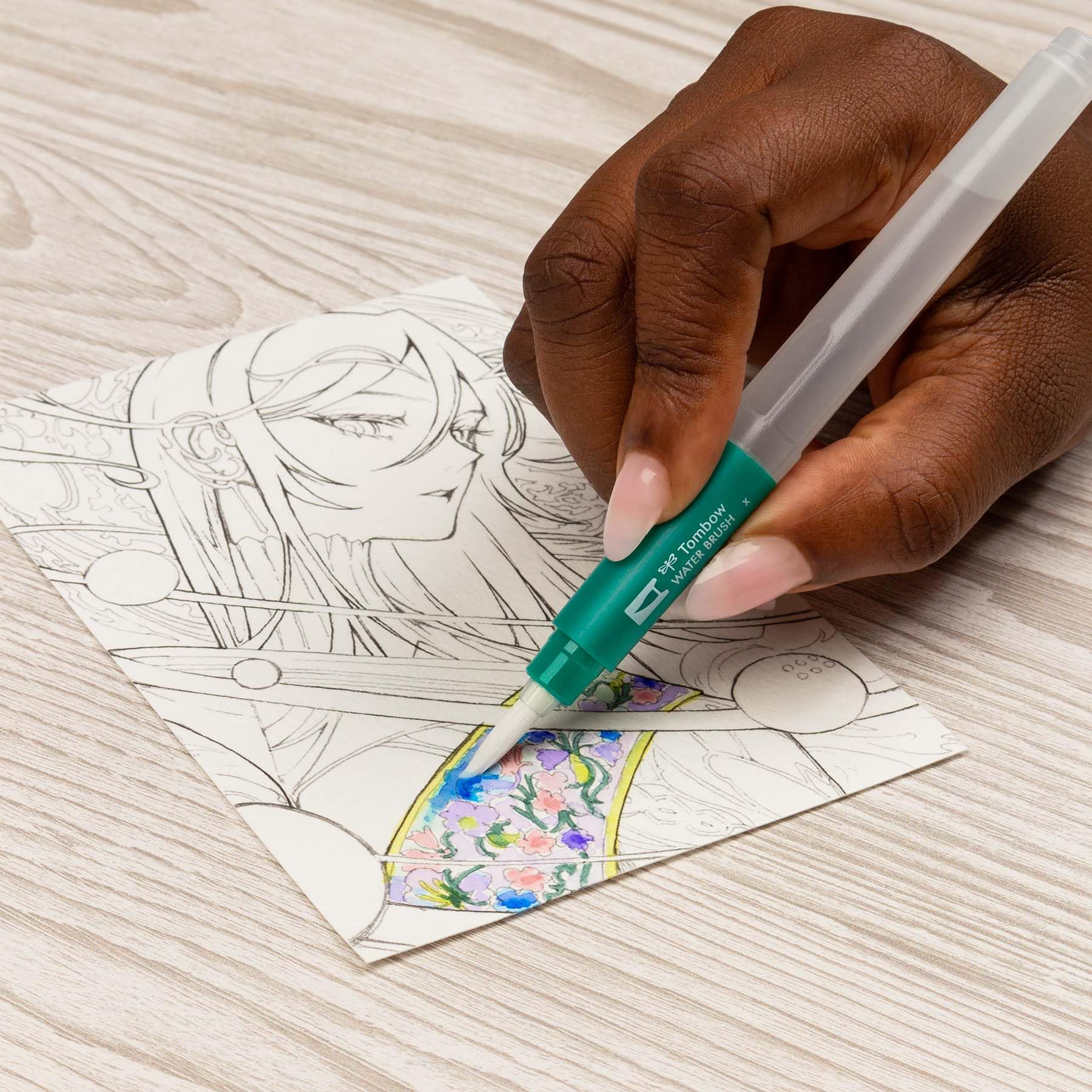 Tombow 72563 Dual Brush Pen Art Markers, Manga Illustration, Moon 6-Pack - Image 8