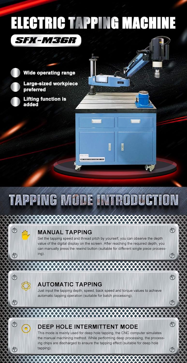 M12-M48 Drilling Tapping Machine Tap Collets 1180mm Electric Tapper Machine Threading Machine 14Pcs ISO standard tapping collets