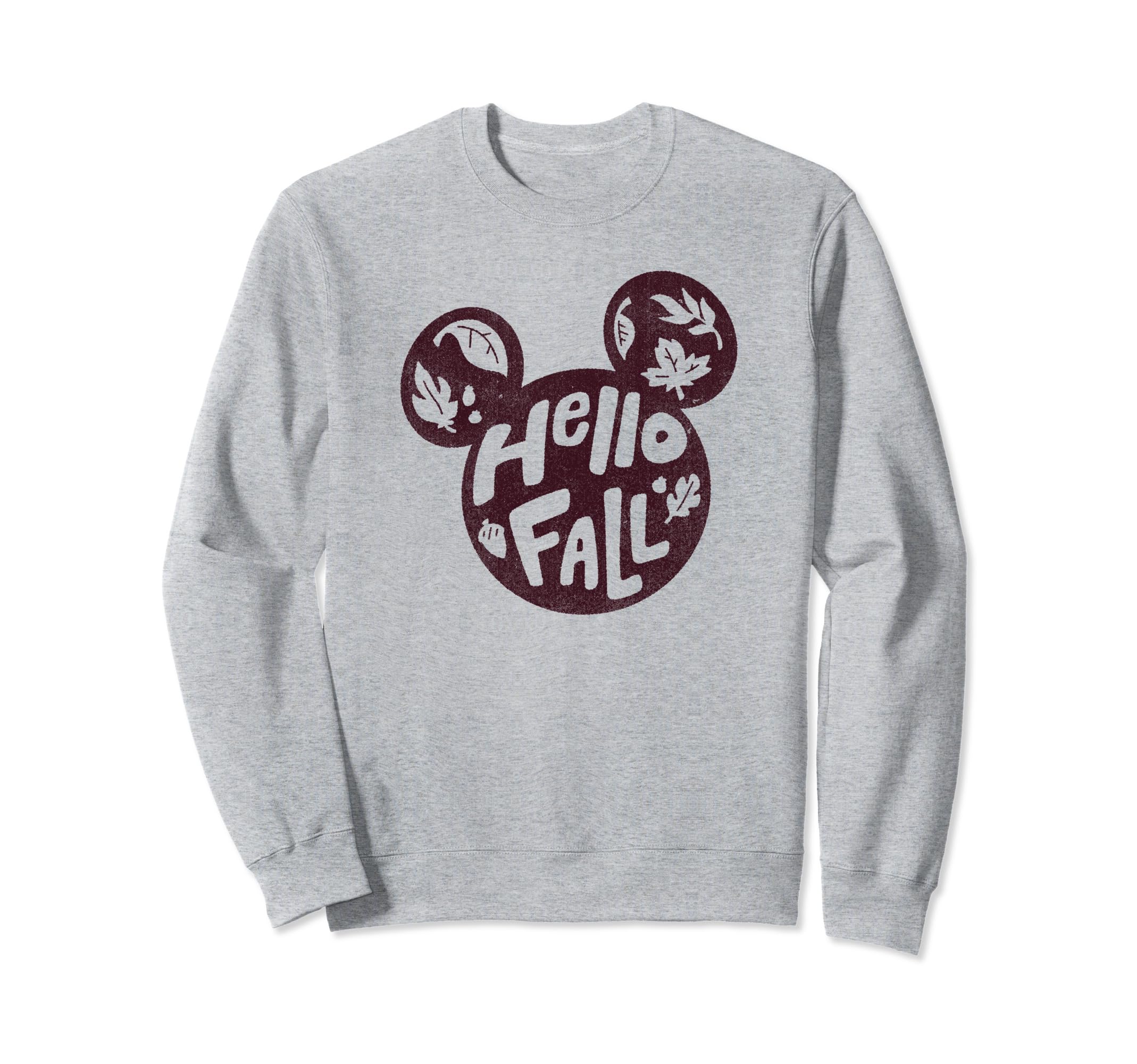 Sweatshirt Mickey de mi-saison pull col rond motif automnal - 2
