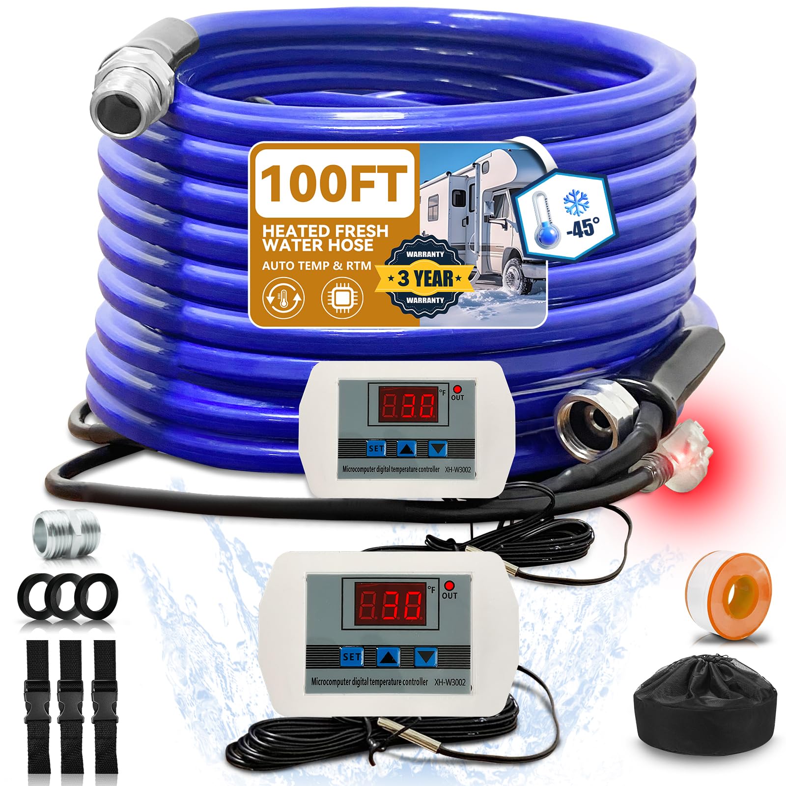 Cupohus Heated Water Hose 100FT